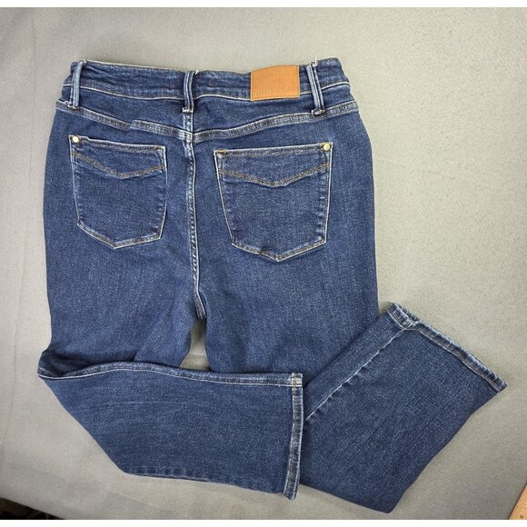 Judy Blue Jeans Womens 16W Blue Straight Leg High Rise Stretch Denim JB8857S - Picture 6 of 11